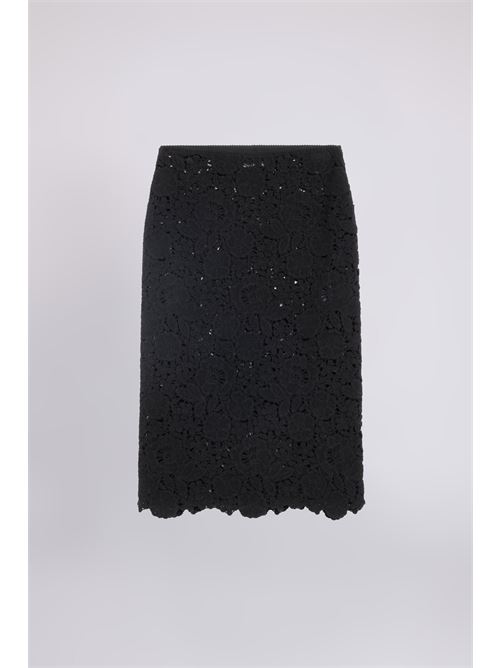 D49EO028E58MF099 WOOL LACE SKIRT Ermanno Firenze | D49EO028E58MF099